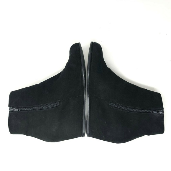 Stuart Weitzman Slidein Suede Wedge Bootie Womens Size 10 M - Picture 5 of 9